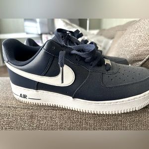 Navy Blue Air Force Ones